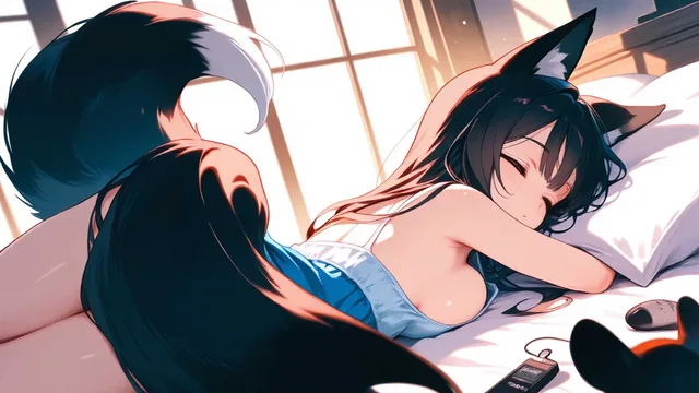 お昼寝中