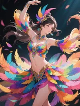 虹色のダンサー