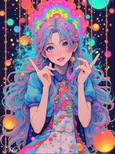 行ってみる? — mieさんのAIイラスト