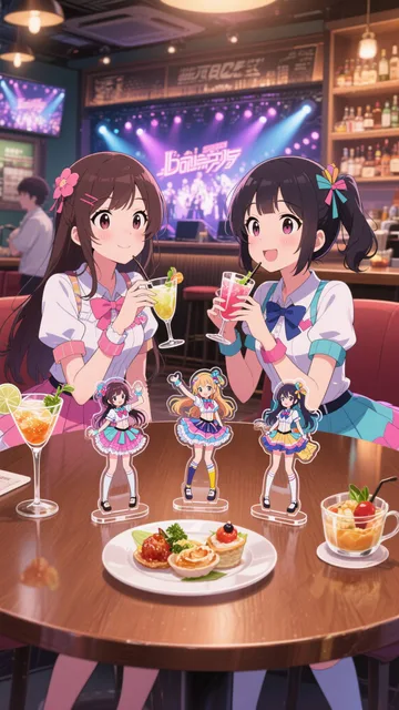 アクスタと一緒💕