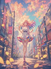 アイスクリームのような女の子