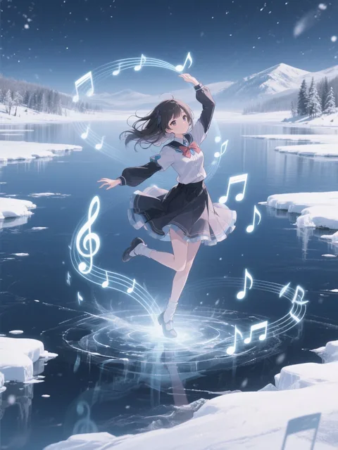 氷上の舞