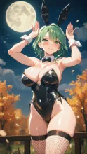 兎と言ったらバニーガールになるのは仕方ない🐰 — 茅乃さんのAIイラスト