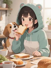 画像生成チャレンジ·朝食 の投稿作品