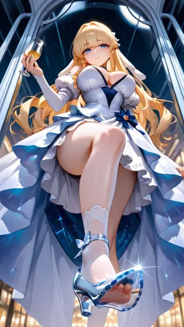 glass slipper - シンデレラの靴