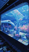 海底新幹線 — Cyber-MさんのAIイラスト