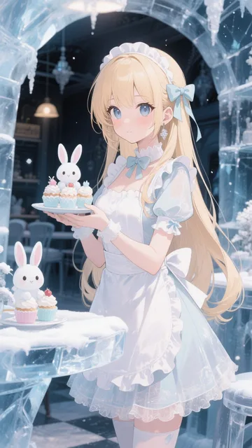 氷雪幻境でカフェ☕️