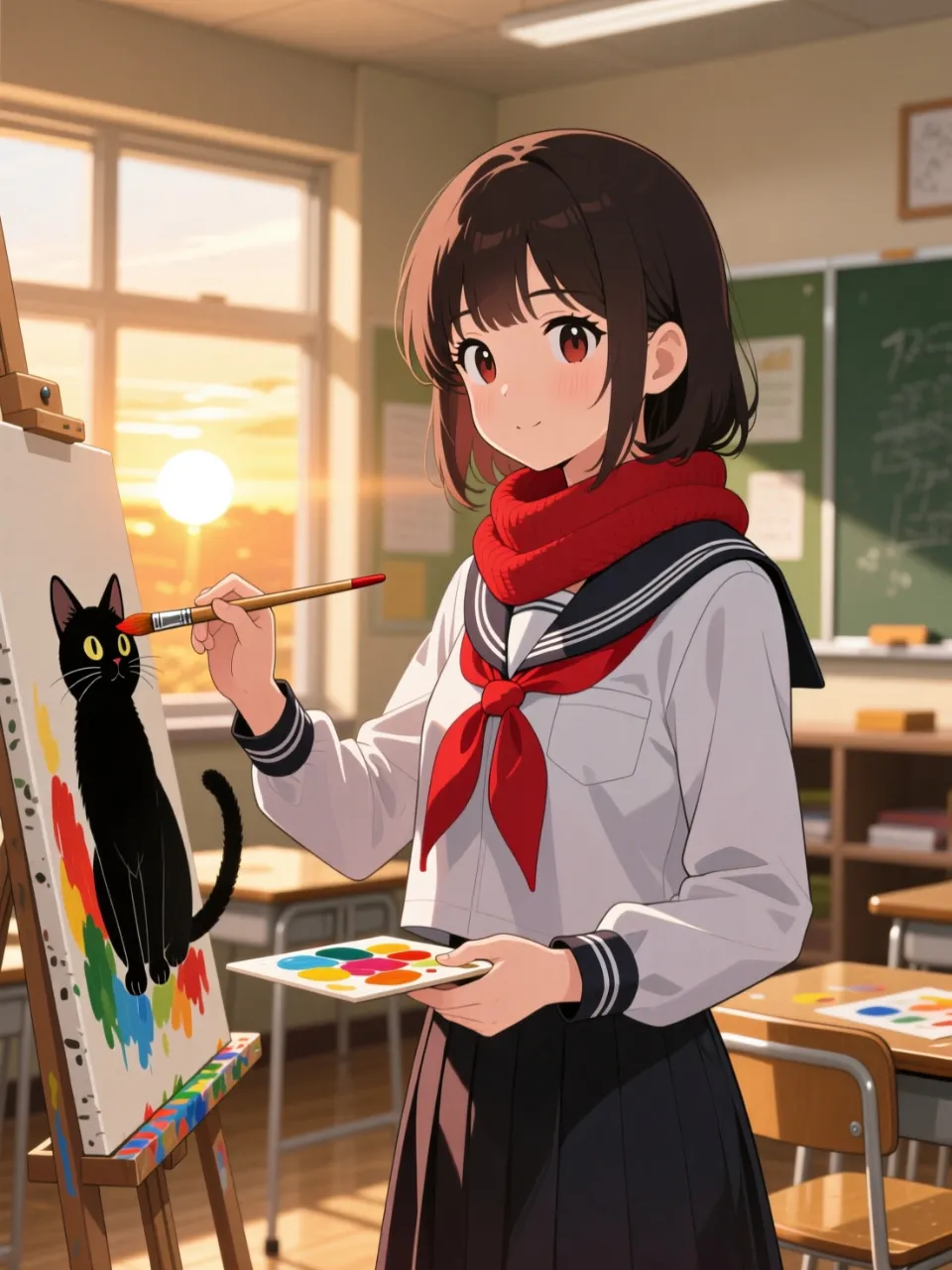 うまく描けたかな……