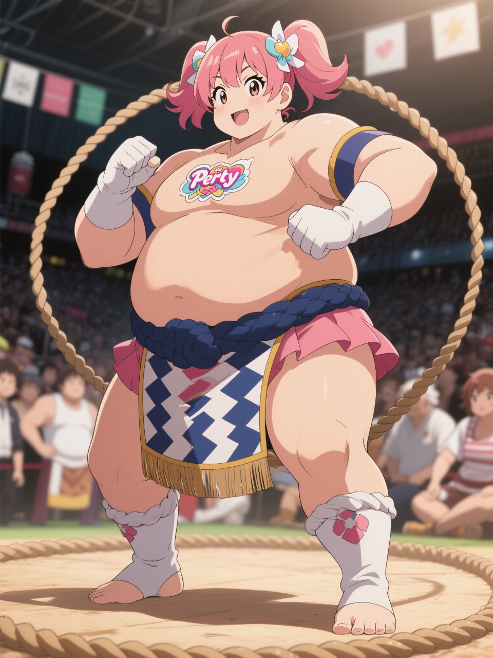 女の子だって相撲するんだから!