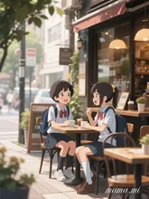 学校帰りに寄り道しちゃった💦