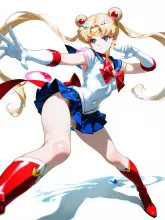 桜島で夢を探すのセーラー戦士 — 水上雷太さんのAIイラスト