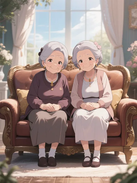 お姉様…お外行きます?…そうね…