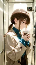 なんて狭いエレベーターだ！
