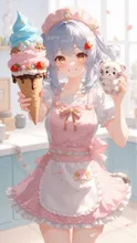 Girly Dream Waffle Cone