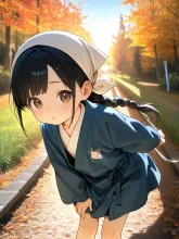 かわいいんだが…稲刈りどうした？ — Chiez0さんのAIイラスト