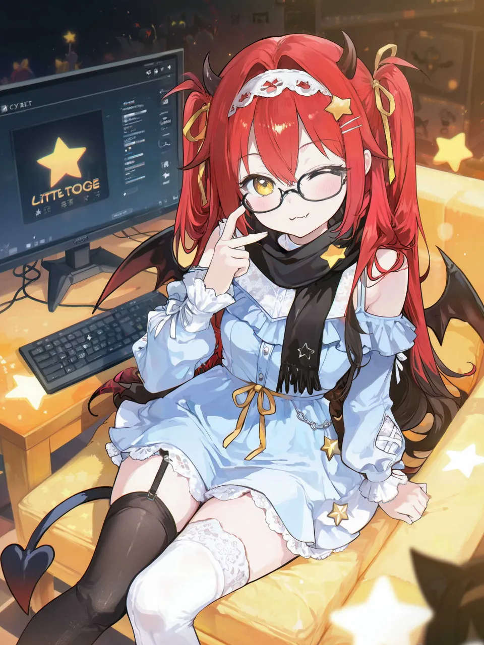 配信小悪魔さん