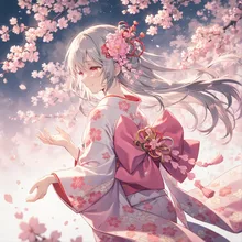 桜 — ʚ叶夜 琴透ɞさんのAIイラスト
