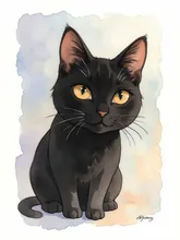( *´꒳`* ) — 帚木さんのAIイラスト
