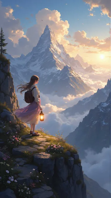 Saria at the Luminous Summit