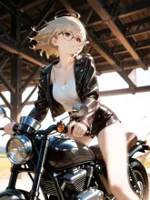 「メガネを外した私は速いわよ!」