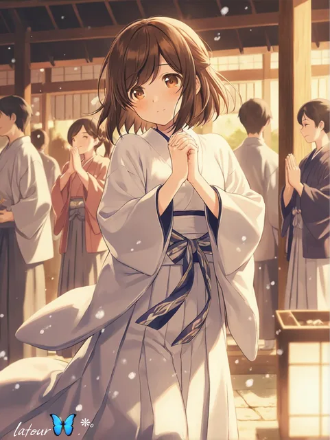 幻月の再光 - ⛩️初雪の祈り / latour🦋ིྀʾʾ