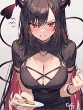 鬼の様にプンプンな女の子♪