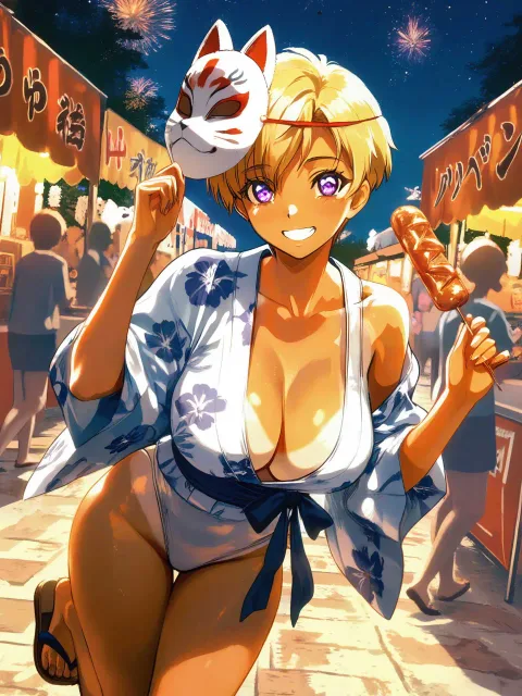夏祭りイラスト