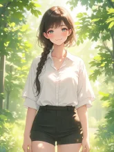 三つ編みの君·夏の木漏れ日 の投稿作品
