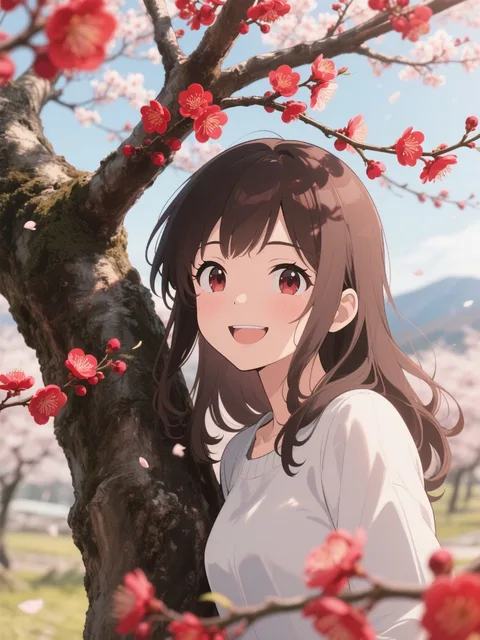 梅の花♡乙女