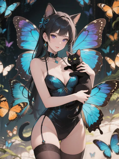 大好きな蝶々と一緒に♥️