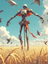high-tech scarecrow type5