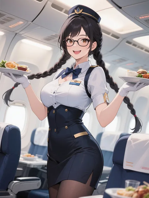 「穂蔵 灯子(ほのぐら とうこ)」スチュワーデスになる。