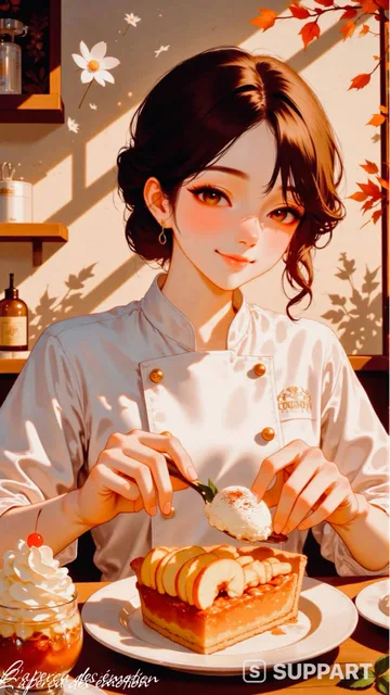 Finish with ice cream topping