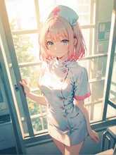 窓際のナースさん。
