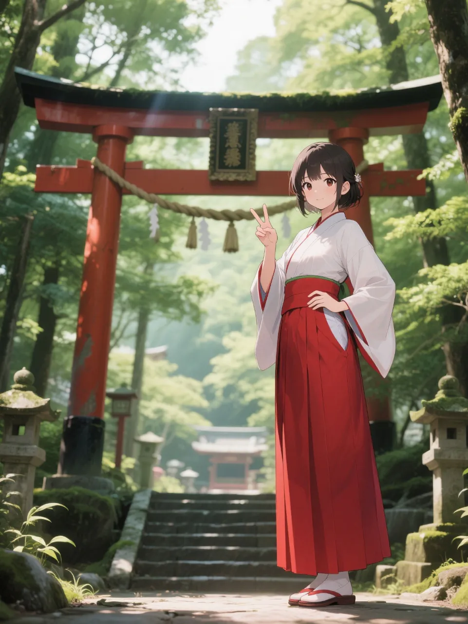 新緑の神社⛩②