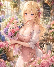 フローリスト·花に囲まれた笑顔 の投稿作品
