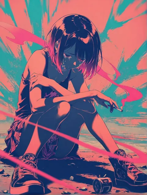 紫煙燻る涙。