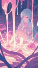 スライムに溶かされる