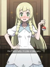パーティに出席するリーリエ