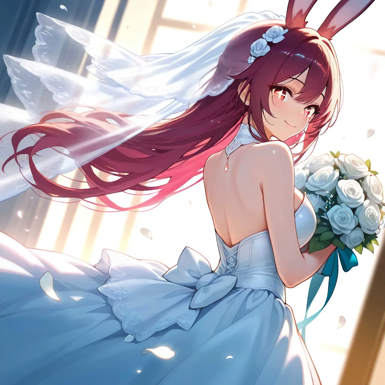 祝福の風に包まれて — Rabbit_FootさんのAIイラスト