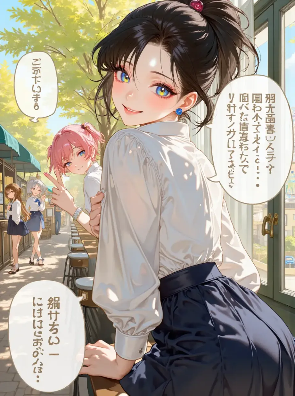 透け感のあるアニメ