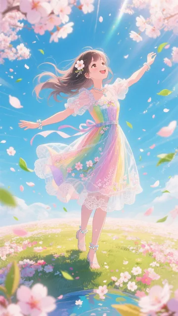 その微笑、空より春を降ろす