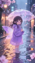 終わらない雨の中で·今宵チャレンジ の投稿作品