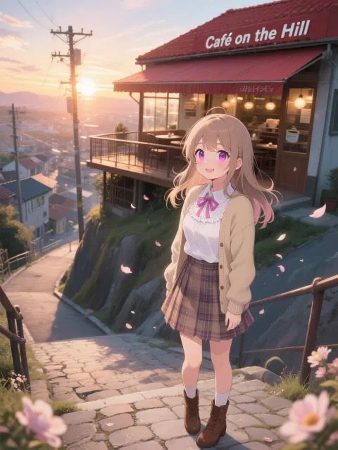 坂の上の陽子。
