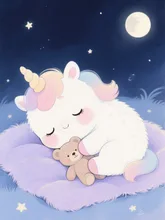 おやすみなさい🌈🦄💜ᩚ💤