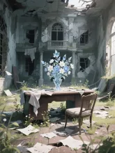 廃墟に咲く花その3