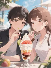 ふたりのパフェ