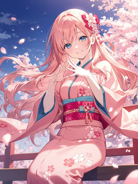 着物の女の子