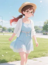 お出かけ日和、菜摘