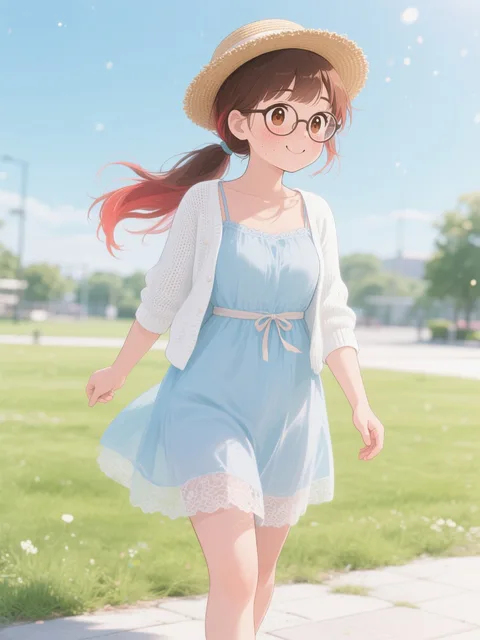 お出かけ日和、菜摘